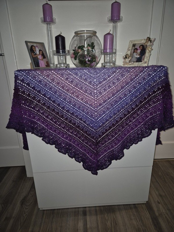 Häkelanleitung Tuch &quot;Reichweite&quot; - Größe beliebig