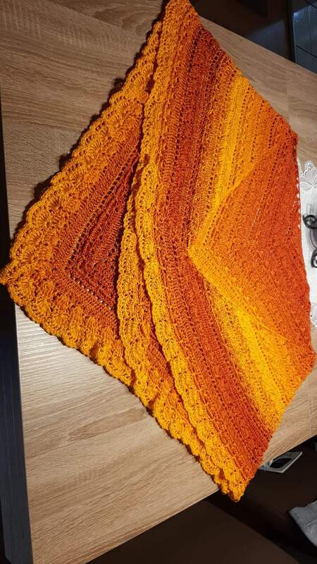 Häkelanleitung Tuch &quot;Reichweite&quot; - Größe beliebig