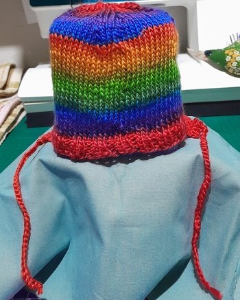 Mützle aus Resten meiner Decke