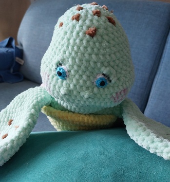 Ich habe die Augen gehäkelt