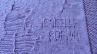 Knitting pattern baby / kids blanket "Dream Night" - easy