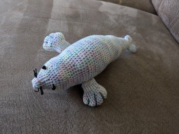 Der kleine Seehund. Ging prima.