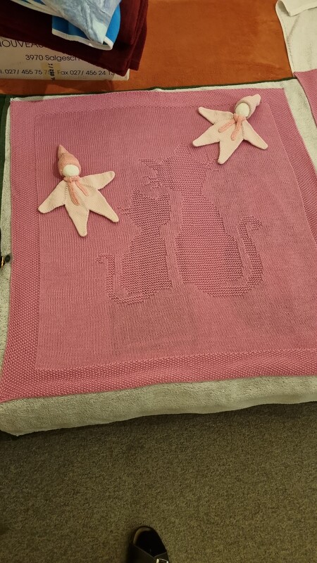 Knitting pattern baby / kids blanket "Dream Night" - easy