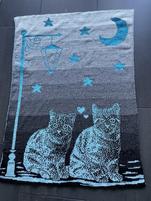 Baby- / Kinderdecke "Sweethearts" - Doubleface Strickanleitung