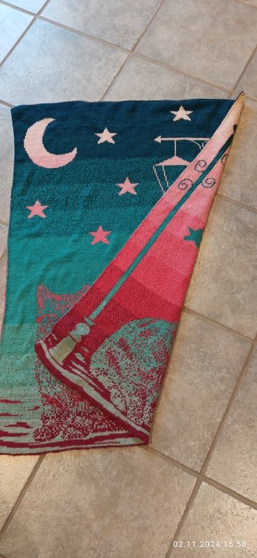 Baby / children's blanket "Sweethearts" - double knitting pattern