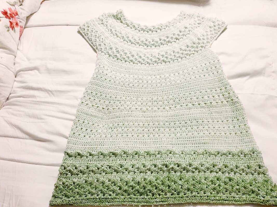 Tunika oder Minikleid "Joy", Häkelanleitung