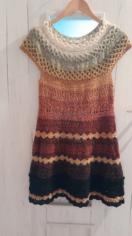 Tunika oder Minikleid "Joy", Häkelanleitung