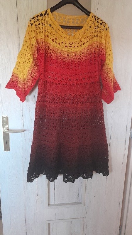 1-Bobbel-Pullover Solouno, Häkelanleitung