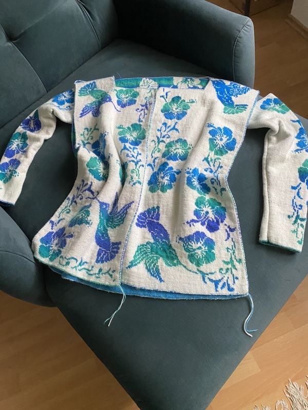 Double knitting pattern "Tropical Dream" - stole / wrap