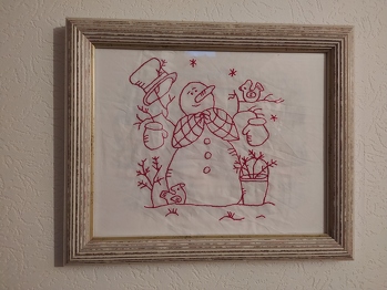 Lass uns einen Schneemann bauen.......