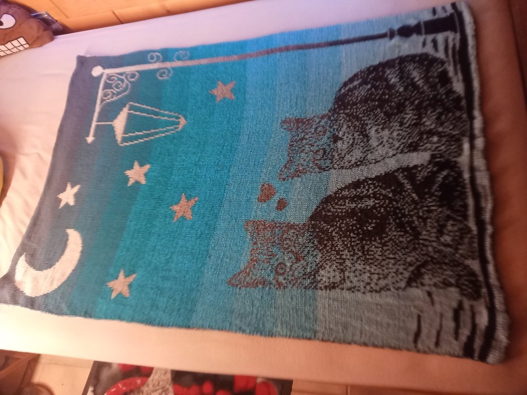 Baby / children's blanket "Sweethearts" - double knitting pattern