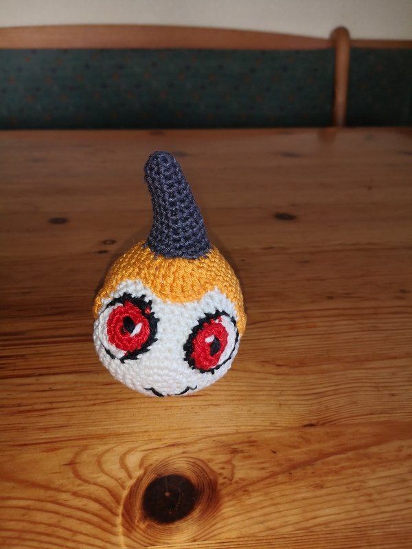 Digital Monster Baby - Amigurumi - Häkelanleitung 08