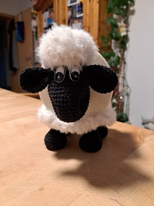 Häkelanleitung Klopapier Schäfchen - Toilettenpapier Halterung