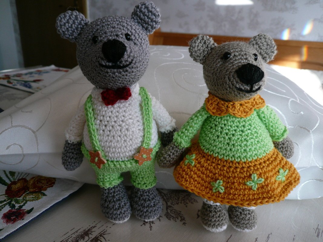 Häkelanleitung Charmanter Bär