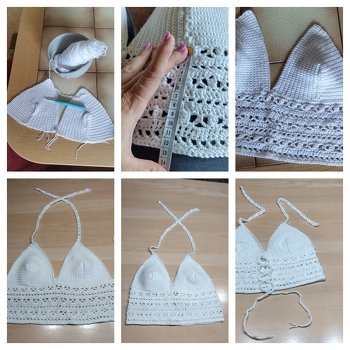 Boho Top für meine Tochter gehäkelt, Anleitung von hier
