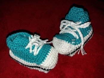 Erster Versuch von Baby Chucks, Anleitung war von hier 😉