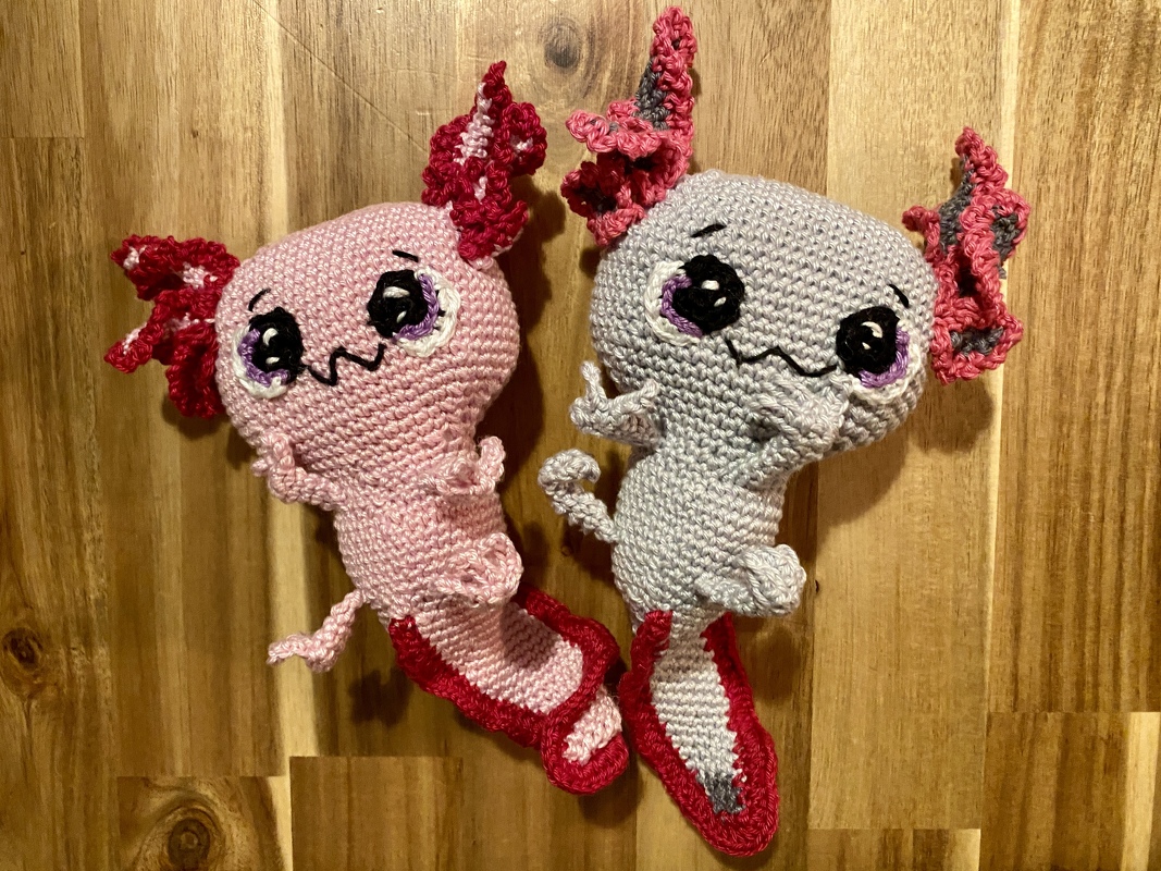 Axolotl Finn Crochet Pattern
