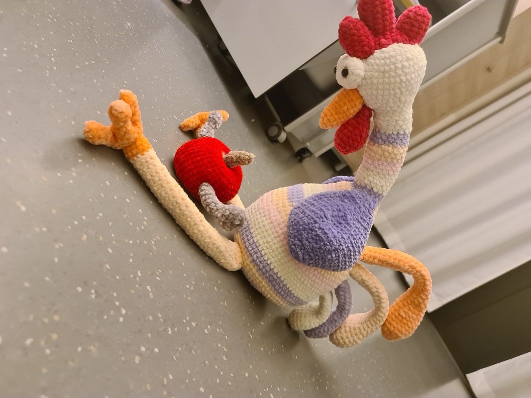 XL Gockel GLUPSCHI Kantenhocker Hühner Hahn Ostern Frühlingsdeko