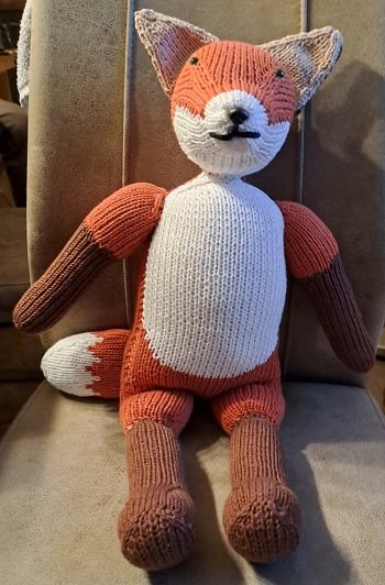 Fuchs aus der Geschichte 'Es klopft bei Wanja in der Nacht'
Projekt entstand für Schüler mit  Beeinträchtigung zur besseren Wahrnehmung der Geschichte.