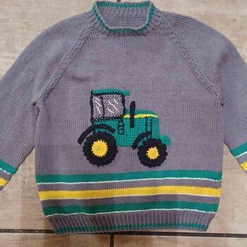Pullover für einen John Deere-Fan.