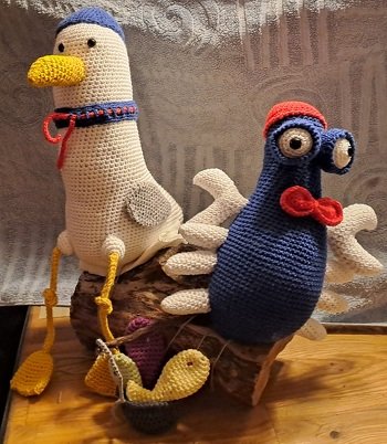 Mitbringsel für Nordsee-Fans.
Vielen Dank für die Anleitung von MaschefürMasche.