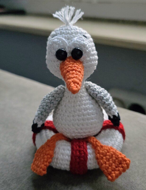 Häkelanleitung kleine Möwen