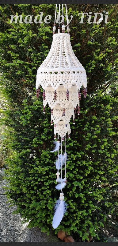 Häkelanleitung Lampion "boho chic"