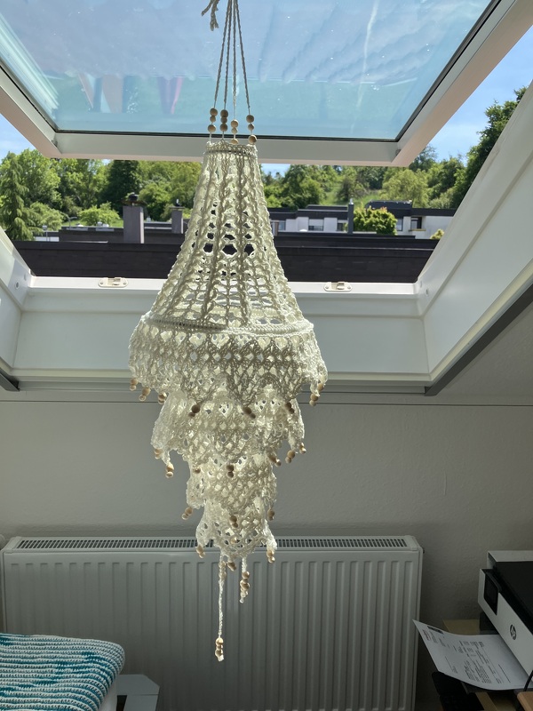 Häkelanleitung Lampion "boho chic"