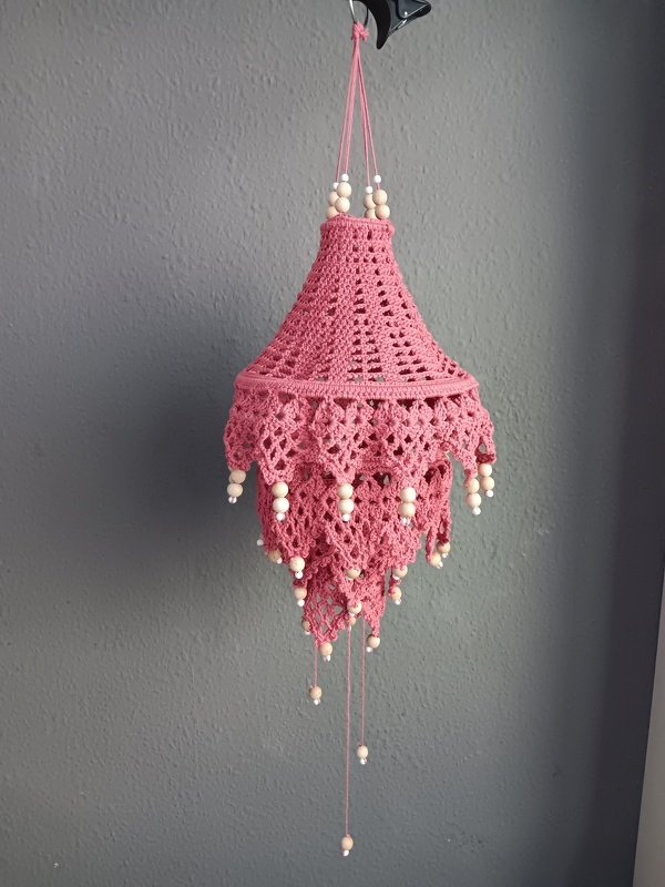 Häkelanleitung Lampion "boho chic"