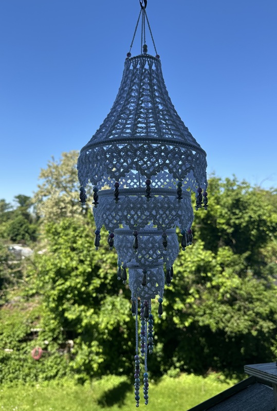 Häkelanleitung Lampion "boho chic"