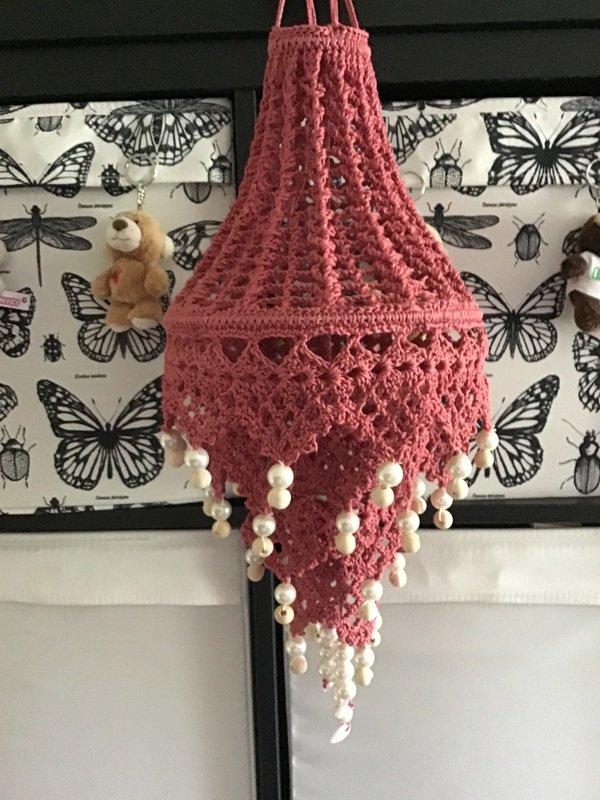 Häkelanleitung Lampion "boho chic"