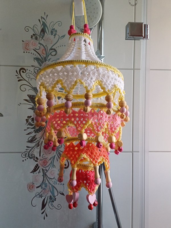 Häkelanleitung Lampion "boho chic"