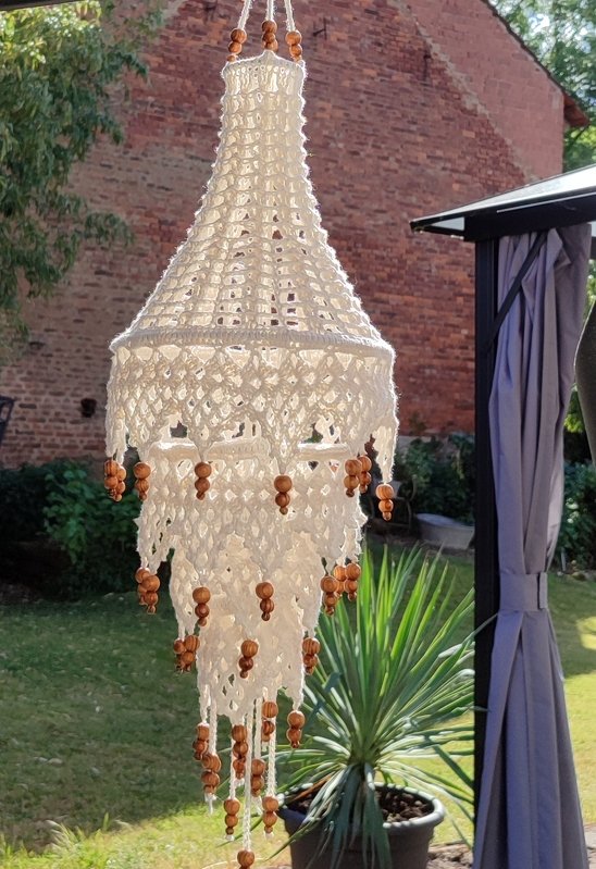 Häkelanleitung Lampion "boho chic"