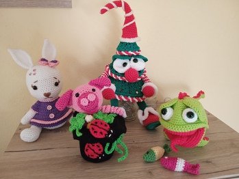 Gehäkelt nach der Anleitung von Angi Design