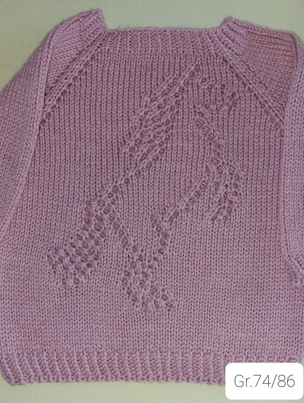 Knitting pattern kids jumper "horse"