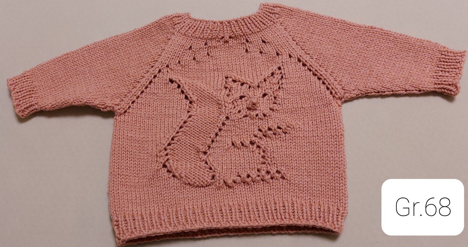 Knitting pattern kids jumper "wonder nose"