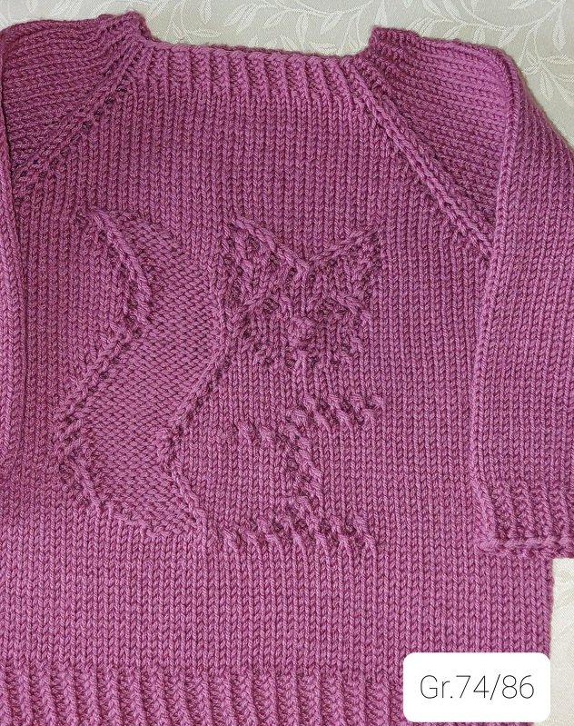 Knitting pattern kids jumper "wonder nose"