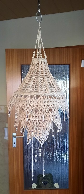 Häkelanleitung Lampion "boho chic"