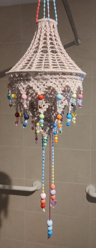 Häkelanleitung Lampion "boho chic"