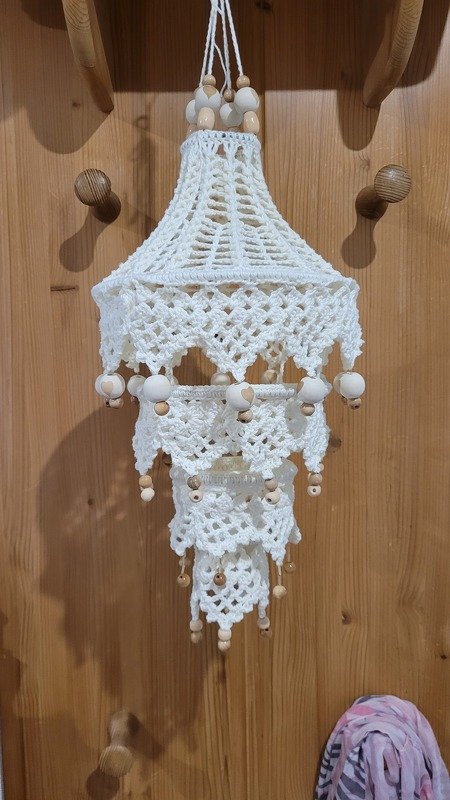 Häkelanleitung Lampion "boho chic"