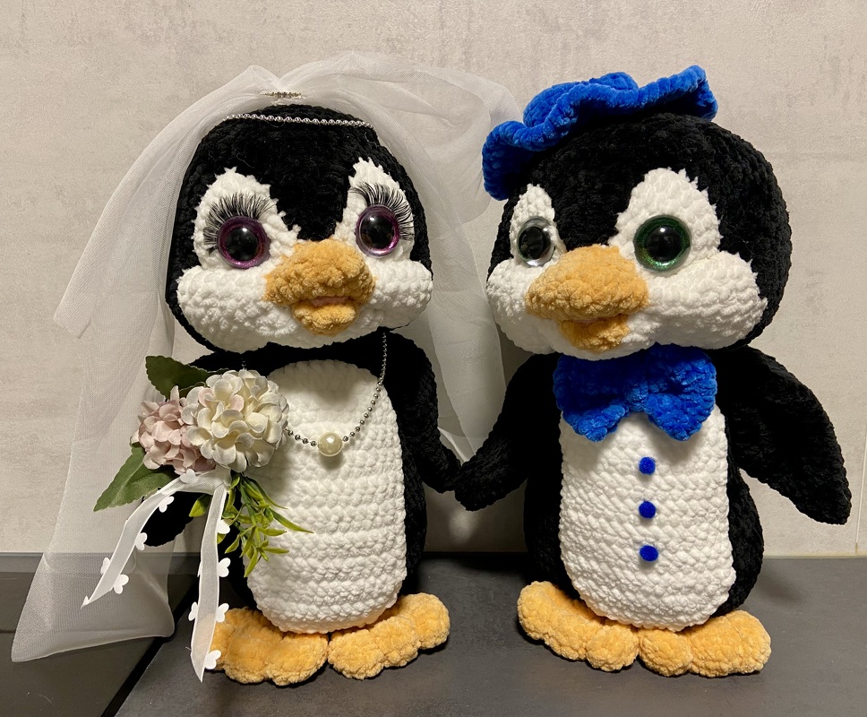 Häkelanleitung die Pinguinhochzeit