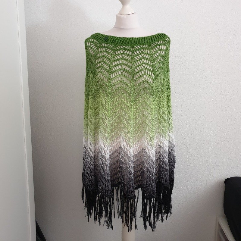 Crochet pattern poncho / summer poncho / beach cover Solana
