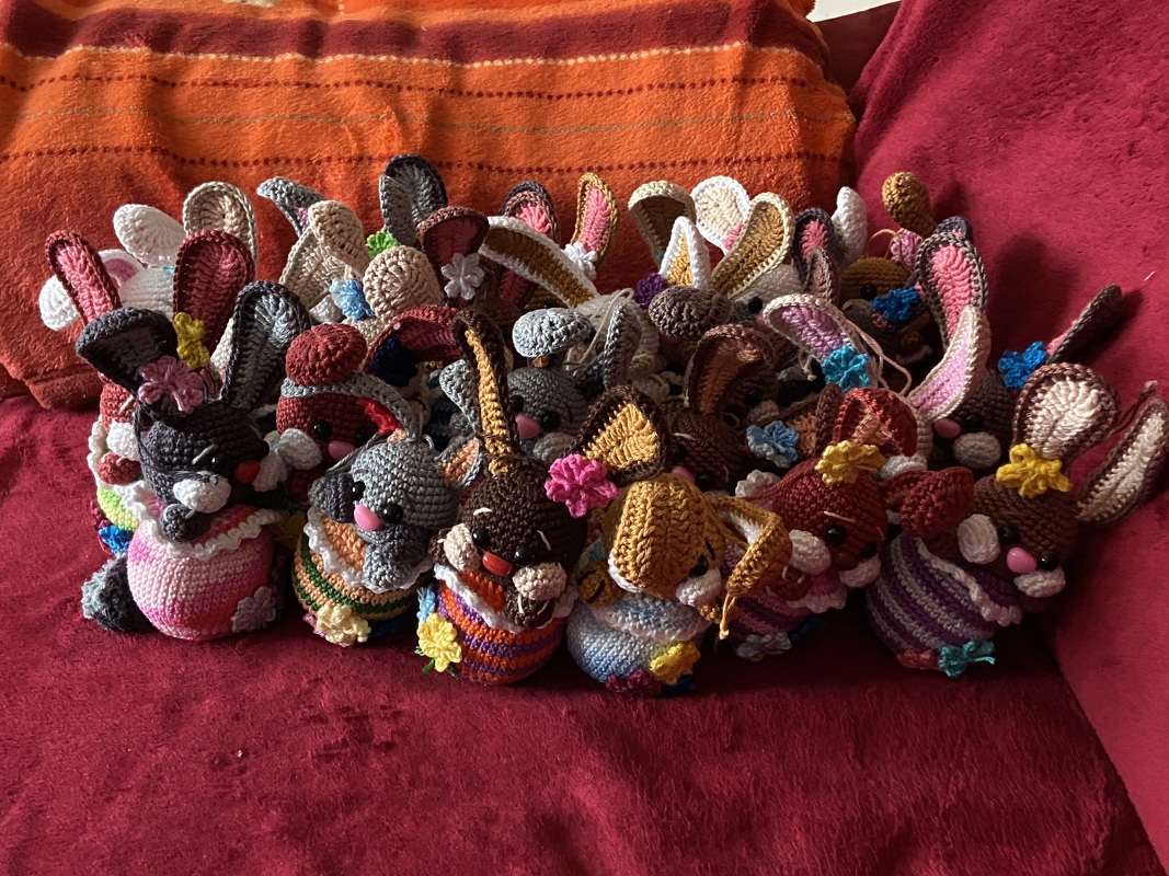 Häkelanleitung Hasenei