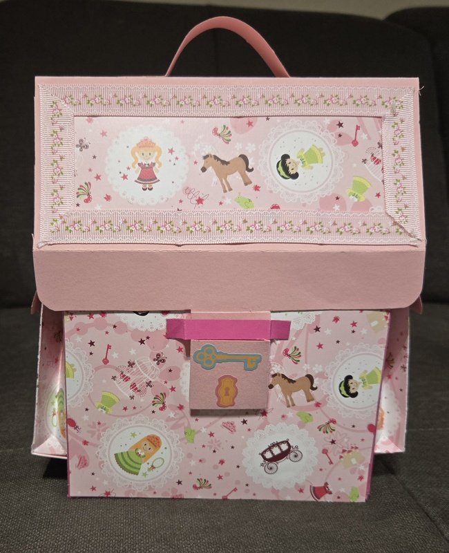 Geschenktasche – Schulranzen mit Sternen – Bastelanleitung und Vorlagen