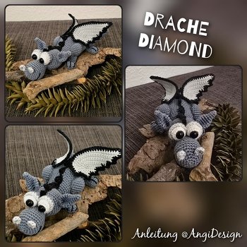 DIamond ist so süß und die Anleitung wie immer perfekt und einfach zum Nacharbeiten!!!!🤗
Mein Drache hat noch kleine Flügelchen bekommen!!!