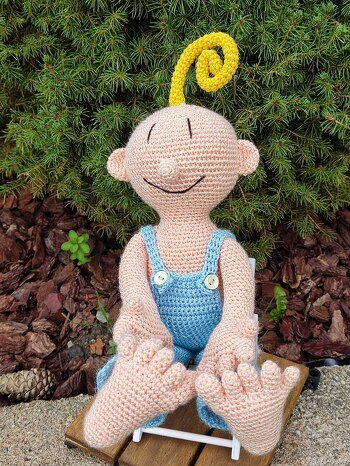 eine so tolle Anleitung, sehr einfach danach nachzuarbeiten... hat sich so gelohnt, ich bin voll vernarrt in das Kerlchen 😍