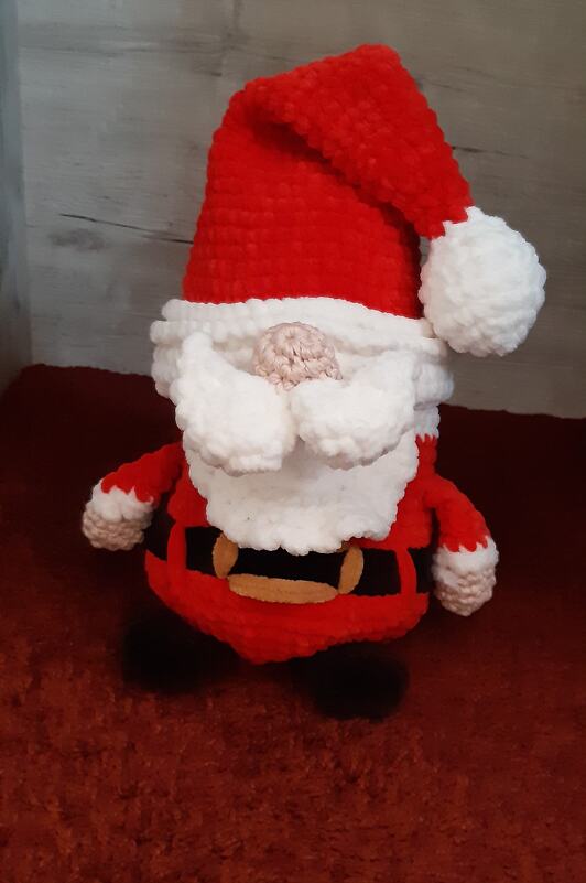 Weihnachtsmann-Wichtel - Häkelanleitung