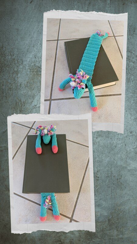 Pattern bookmark highland cattle Scotty