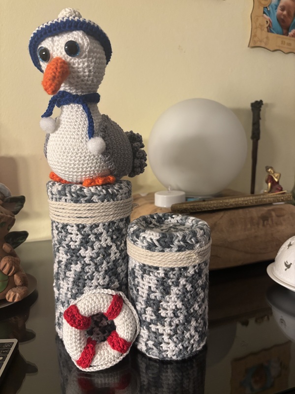 Häkelanleitung Tetje die Möwe