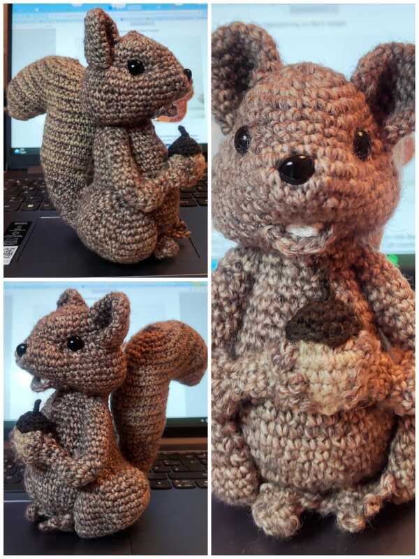 Häkelanleitung Einin Eichhörnchen